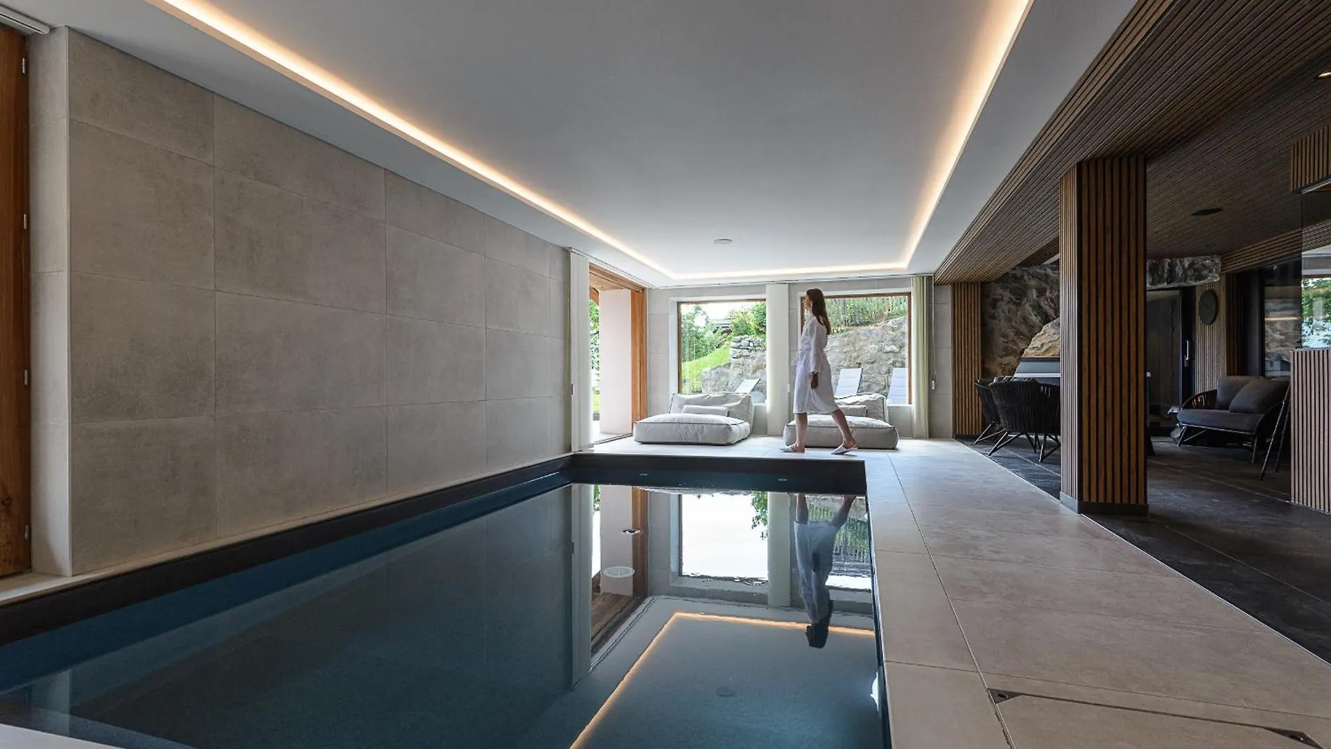 Le Chalet Osmose - Piscine Privative-Sauna-Jacuzzi By Lla Selections ラ・クリュサ
